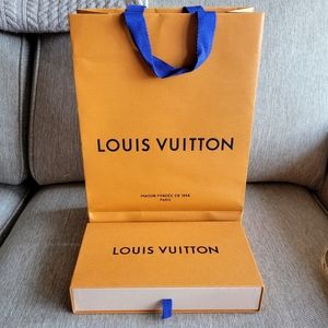 Authentic Louis Vuitton Shopping Bag and Gift Box